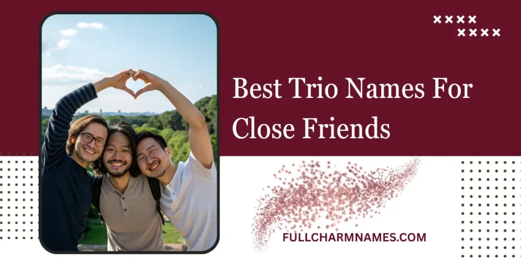 Best Trio Names For Close Friends
