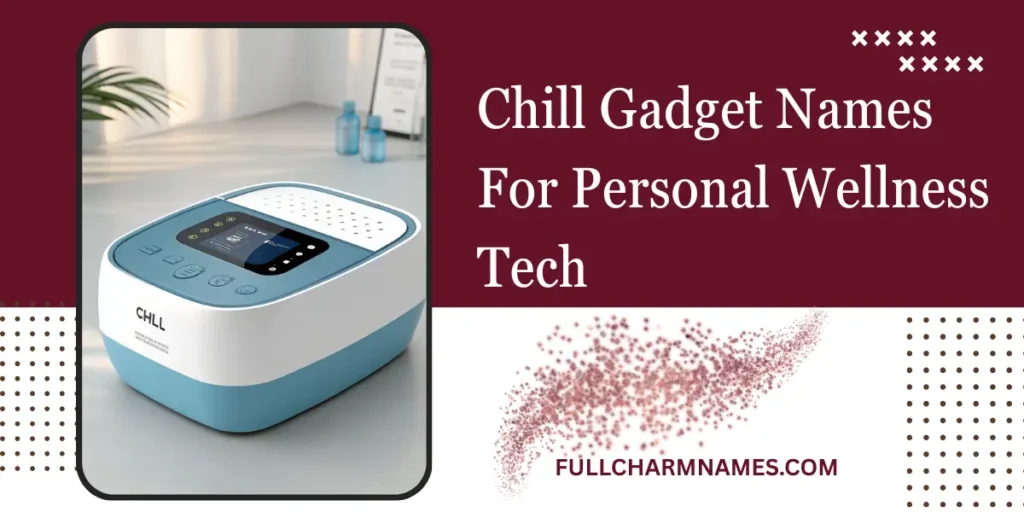 Chill Gadget Names For Personal Wellness Tech