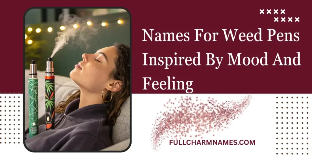Names For Weed Pens Inspired By Mood And Feeling