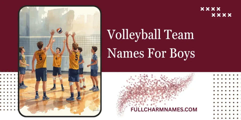 Volleyball Team Names For Boys