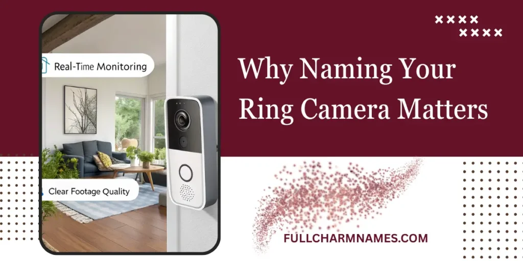 Why Naming Your Ring Camera Matters