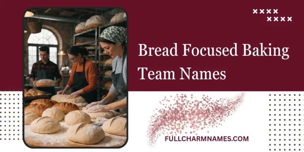 Bread Focused Baking Team Names
