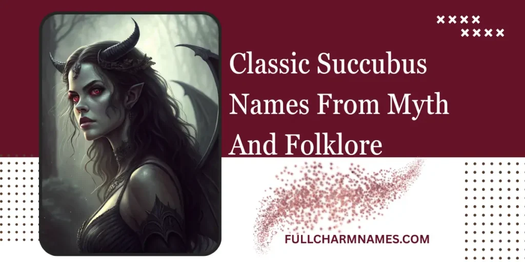 Classic Succubus Names From Myth And Folklore