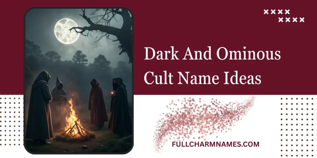Dark And Ominous Cult Name Ideas