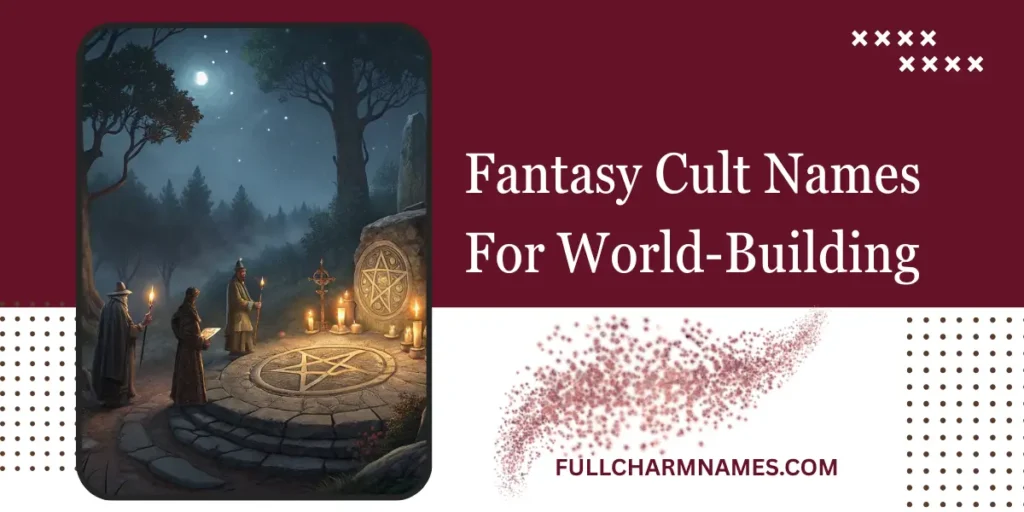 Fantasy Cult Names For World-Building