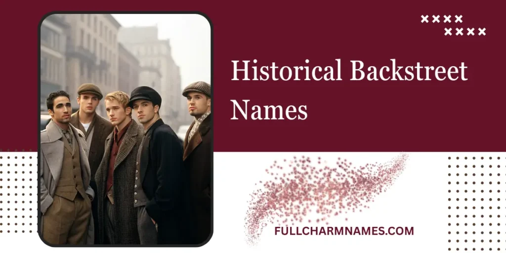 Historical Backstreet Names