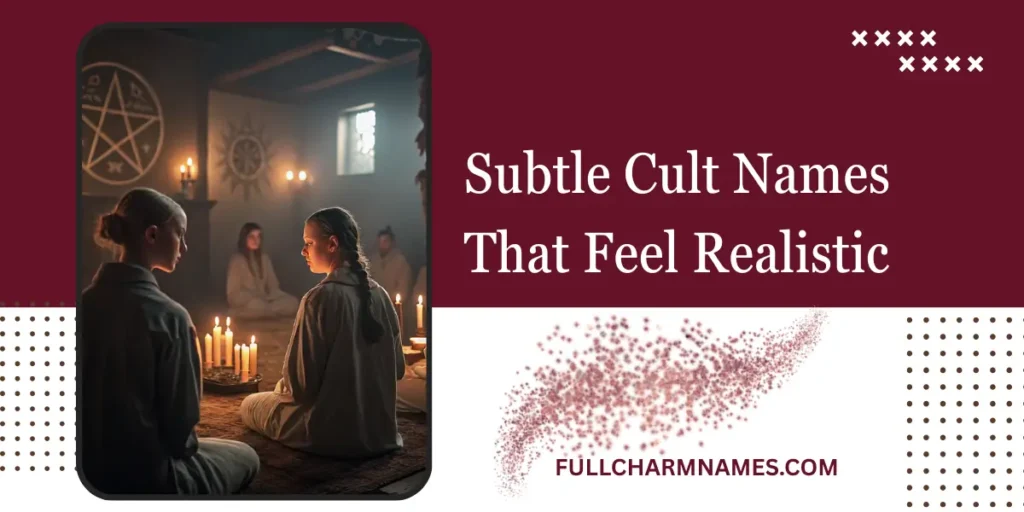 Subtle Cult Names That Feel Realistic