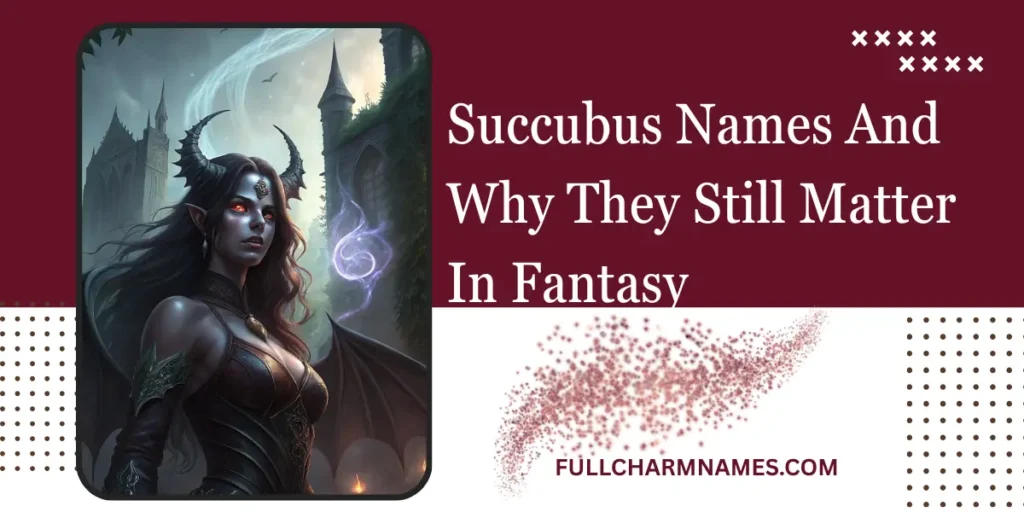 Succubus Names And Why They Still Matter In Fantasy