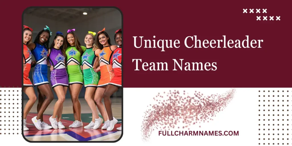 Unique Cheerleader Team Names