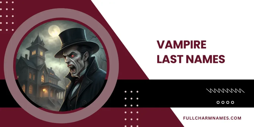 Vampire Last Names