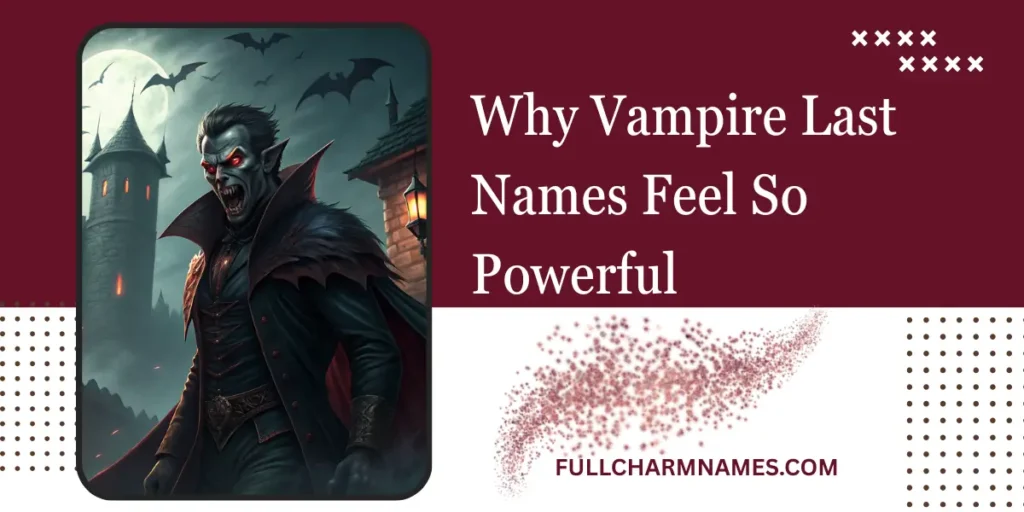 Why Vampire Last Names Feel So Powerful