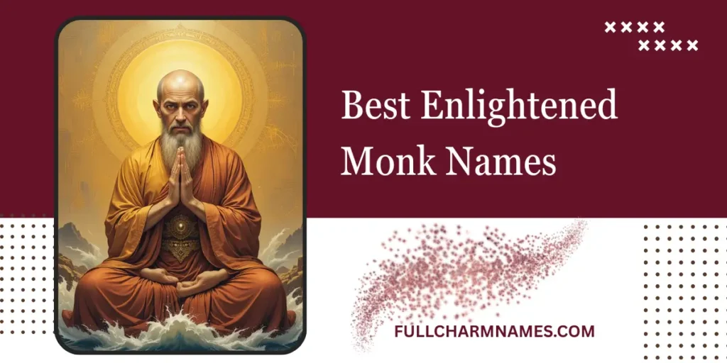 Best Enlightened Monk Names