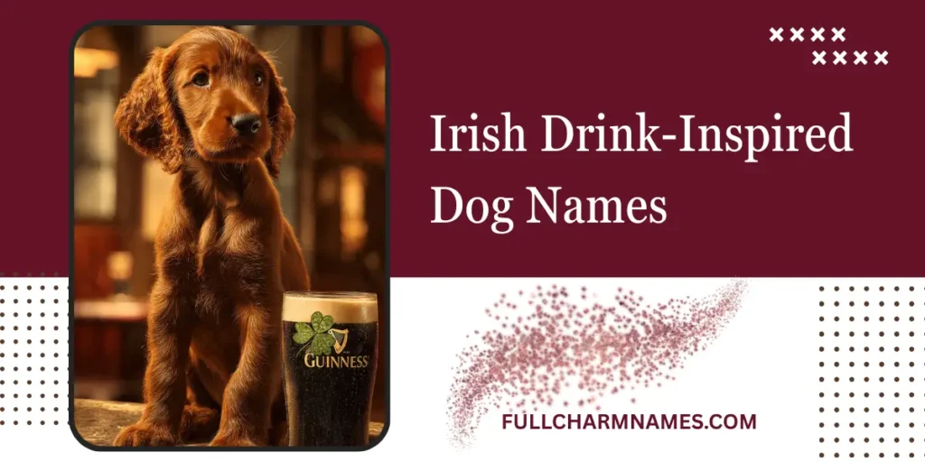 Irish Drink-Inspired Dog Names