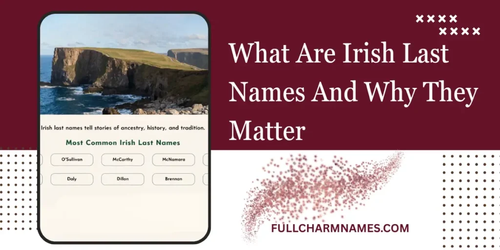 What Are Irish Last Names And Why They Matter