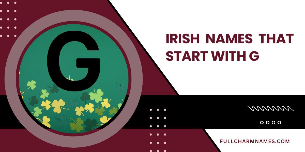 Irish Names That Start With G